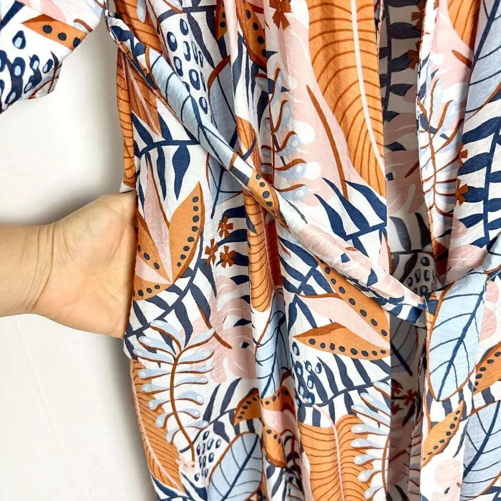 Smash + Tess Out of Office Duster Size Small NWT Tahiti Sunrise Coverup